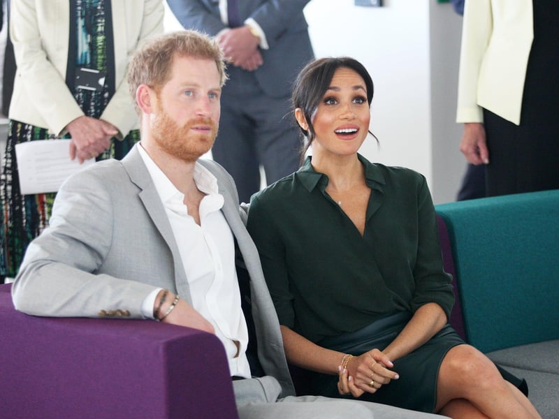 DM18100228a.jpg. Harry and Meghan, the Duke and Duchess of Sussex, open the University of Chichester's Tech Park. Photo by Derek Martin Photography