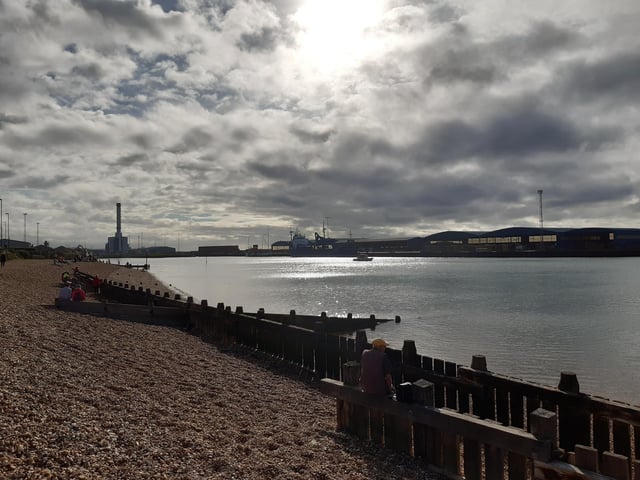 Amazing, stunning, emotional - the large crowd that stood on Kingston Beach to watch the world’s last seagoing paddle steamer make its inaugural visit to Shoreham was visibly moved by the sight of the Waverley making its way in and out of the harbour on Wednesday, September 13.
