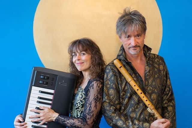 Recorder player Piers Adams and keyboardist Lyndy Mayle (contributed pic)