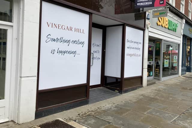 A new store is getting set to open in Horsham's Carfax