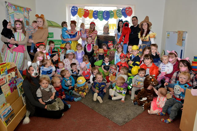World Book Day at Stepping Stones Day Nursery, Clay Cross, in March 2016
