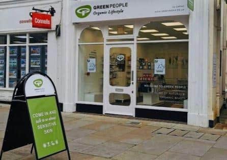 The Green People shop in Horsham's Carfax was forced to close by flooding back in May but is now set to reopen. Photo contributed