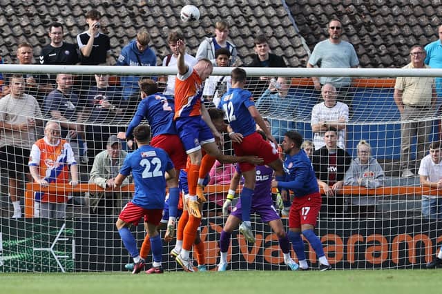 Action from Worthing's visit to Braintree in National League South