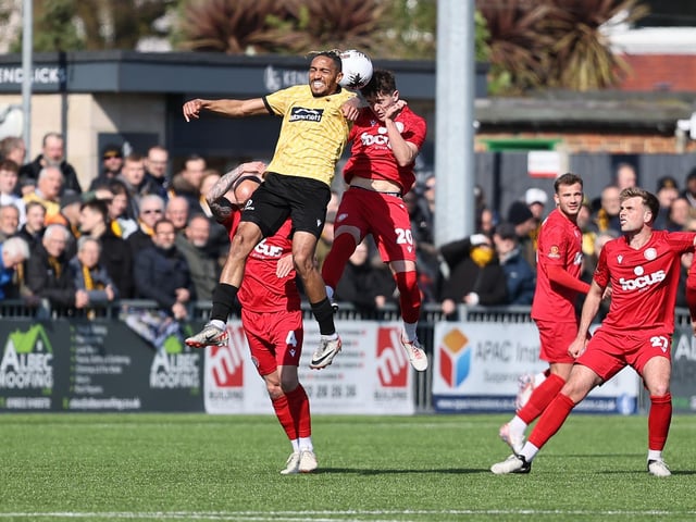Worthing beat Maidstone in the National South play-off semi-final at a packed Woodside Road