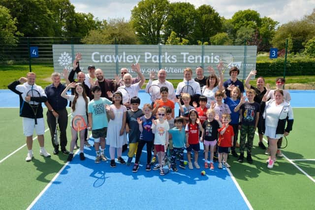 Tennis open day attendees