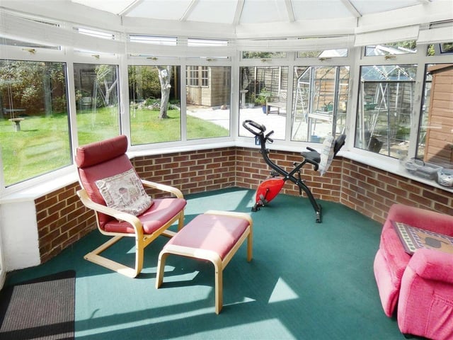 This three-bedroom detached bungalow has come on the market with Glyn Jones priced at £550,000, with no forward chain