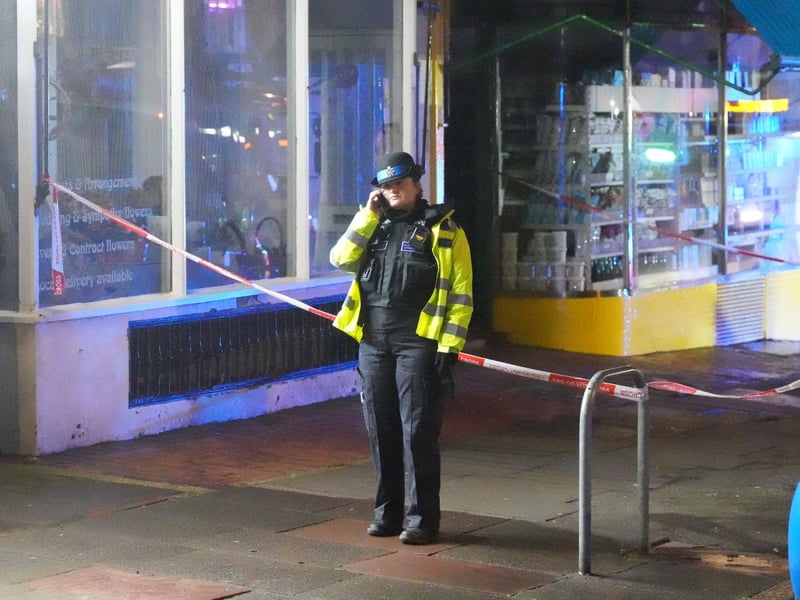A23 in Brighton closed as police and fire brigade deal with house fire