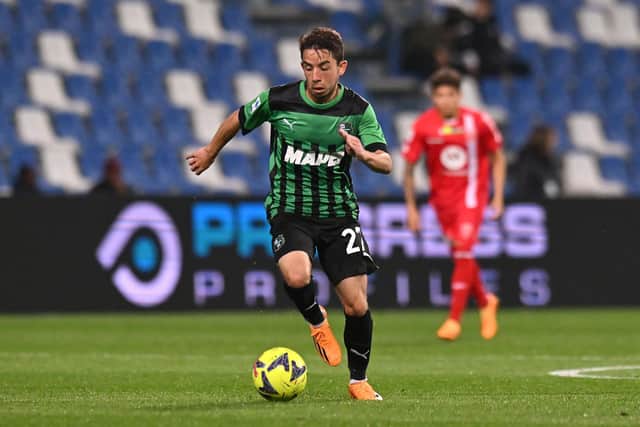 Sassuolo midfielder Maxime Lopez has revealed he would ‘seriously’ discuss a move to Brighton & Hove Albion if he’s contacted by Seagulls head coach Roberto De Zerbi. by Alessandro Sabattini/Getty Images
