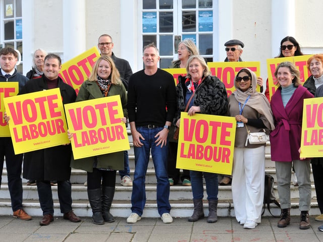 Business secretary Peter Kyle visiting Worthing to meet local Labour MPs, councillors and supporters