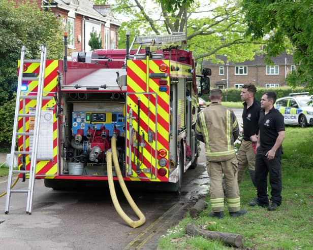 Sussex and Surrey emergency services called to West Sussex house fire