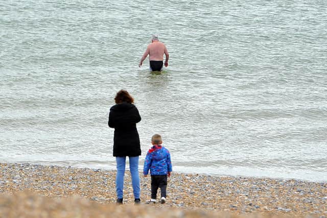 Shoreham Beach, first day after lockdown. Pic Steve Robards SR2005134