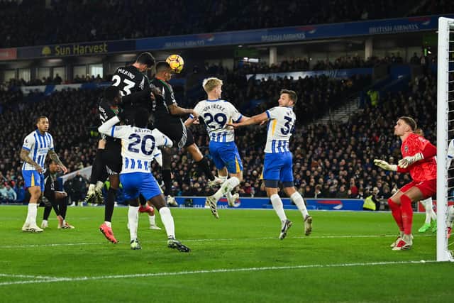 Brighton and Arsenal drew 1-1 at the Amex Stadium on Saturday, January 4. (Photo by GLYN KIRK/AFP via Getty Images)