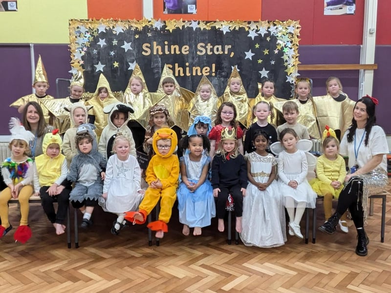 Roselands Infant School- Shine Star, Shine! Tiddlers Class. Pic: Roselands Infant School-