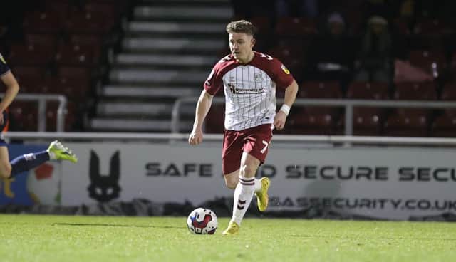 Northampton Town Sam Hoskins is rated by the whoscored.com website as League Two's best player this season.