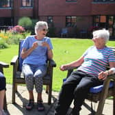 Jemma, Brenda and Pat at Caer Gwent in Worthing. Picture: Guild Care