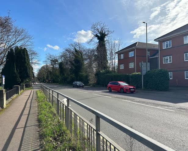 All was quiet on Saturday morning in West Byfleet at the centre of the diversion route for the first ever full daytime closure of a stretch of the M25.