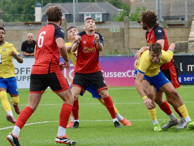 Lancing FC v Harefield United, FA Cup preliminary round