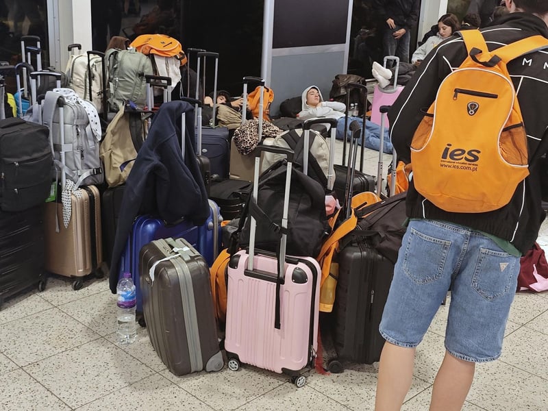 Passengers have described being left stranded, without luggage and facing hours-long delays after a technical issue with the UK's air traffic control system caused widespread disruption at Gatwick.