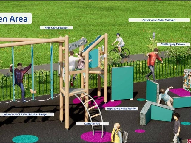 An artist's impression of how the park could look