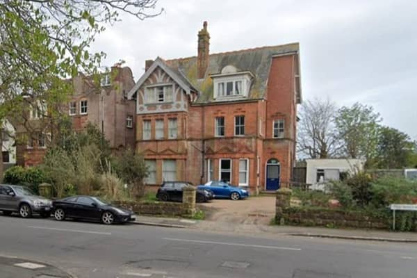 The building where the proposed children's home in St Leonards would be based. Image: Google