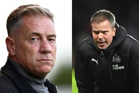 Crawley Town boss and former Tottenham, Birmingham and Leicester City star Stephen Clemence appear to be the favourites for the vacant Gillingham role. Picture: Getty Images