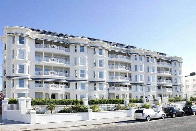 This three-bed penthouse apartment features a south-facing lounge, a modern kitchen with integrated appliances, en suite and dressing area to main bedroom and stunning sea views. Offers over £1.1million are invited.