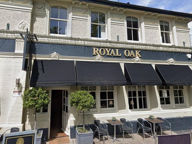 The Royal Oak Pub can be found in Poynings Road, Poynings. It has a rating of 4.2 out of five stars from 937 Google reviews and is a country pub at the foot of the South Downs and Devil's Dyke.