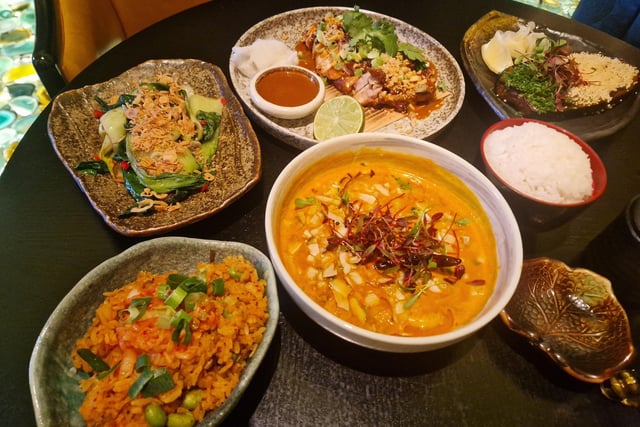 A selection of dishes at The Ivy Asia, Brighton