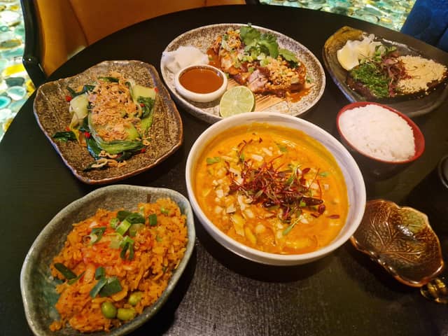 A selection of dishes at The Ivy Asia, Brighton