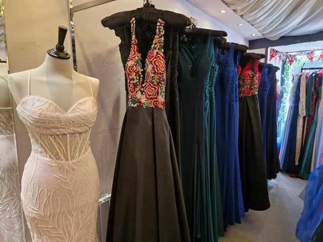 Carolyn Keyes, dress boutique, in Worthing dresses hundreds of girls for prom each year