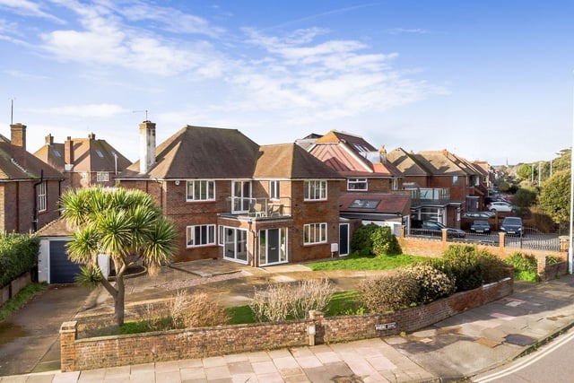 This £1,000,000 detached home is right on the seafront in Goring and has its own balcony