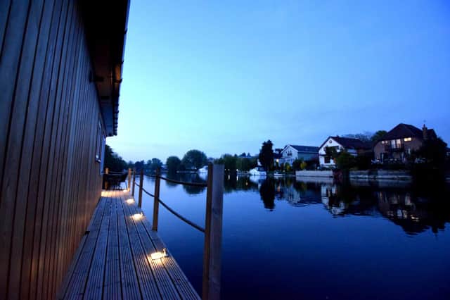 Enjoy tranquil living on a houseboat