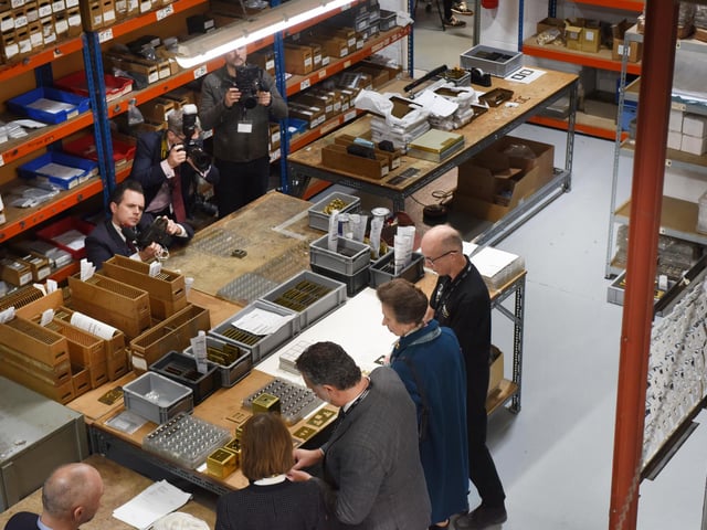 The Princess Royal visits Focus SB in St Leonards on November 22 2023.