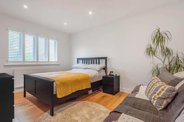 Another of the seven bedrooms across the dual occupancy house.  Picture: Zoopla