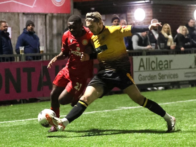 Worthing take on Littlehampton Town in the Sussex Senior Cup