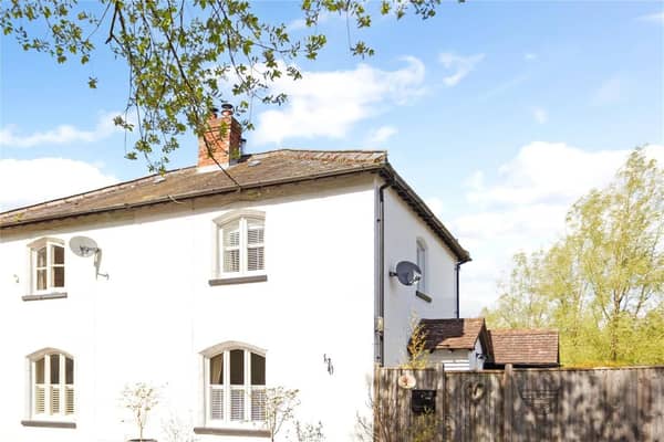 The property is nestled right in the rolling countryside of the South Downs.