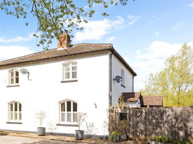 The property is nestled right in the rolling countryside of the South Downs.