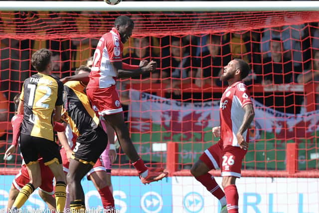 Action in the Crawley-Newport game on Saturday | Natalie Mayhew-Butterfly Football