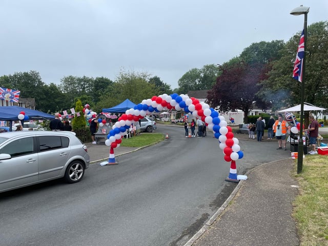 Tintern Road, Fountains Close and Wenlock Close in Gossops Green