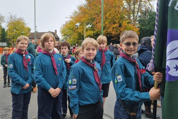 Beavers, Cubs and Scouts from across Haywards Heath, Bolnore and Lindfield attended the Muster Green event in Haywards Heath