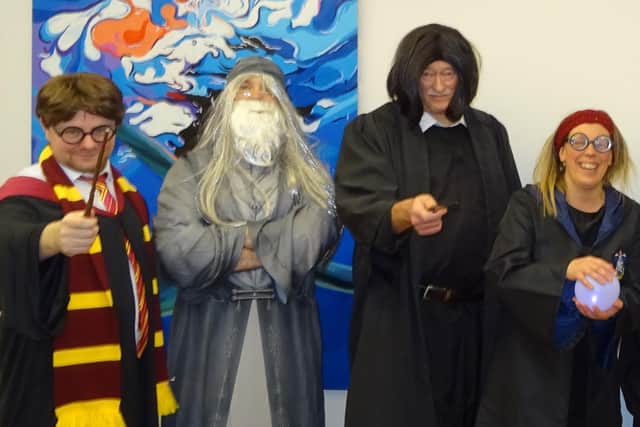 Steyning Grammar School staff and boarders dressed as their favourite characters