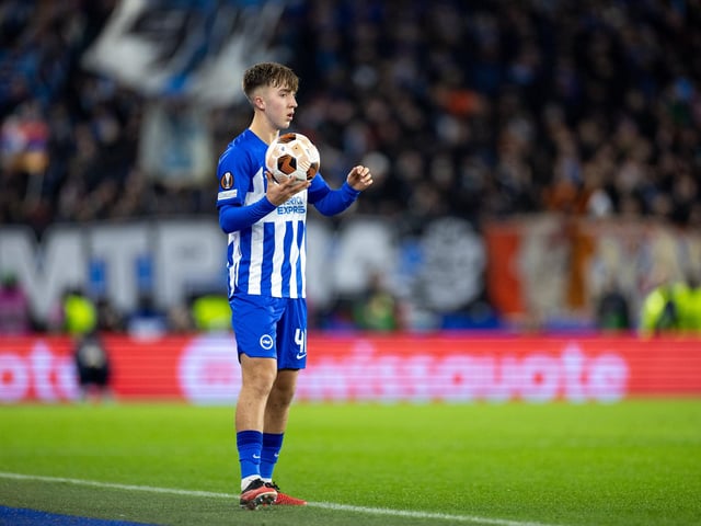 Action and crowd shots from Brighton and Hove Albion's Europa League clash with Marseille at the American Express Stadium.