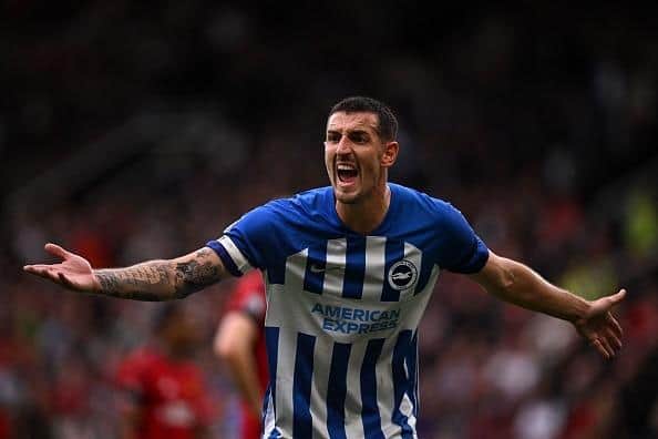 Brighton's English defender Lewis Dunk missed out against AEK Athens due to injury