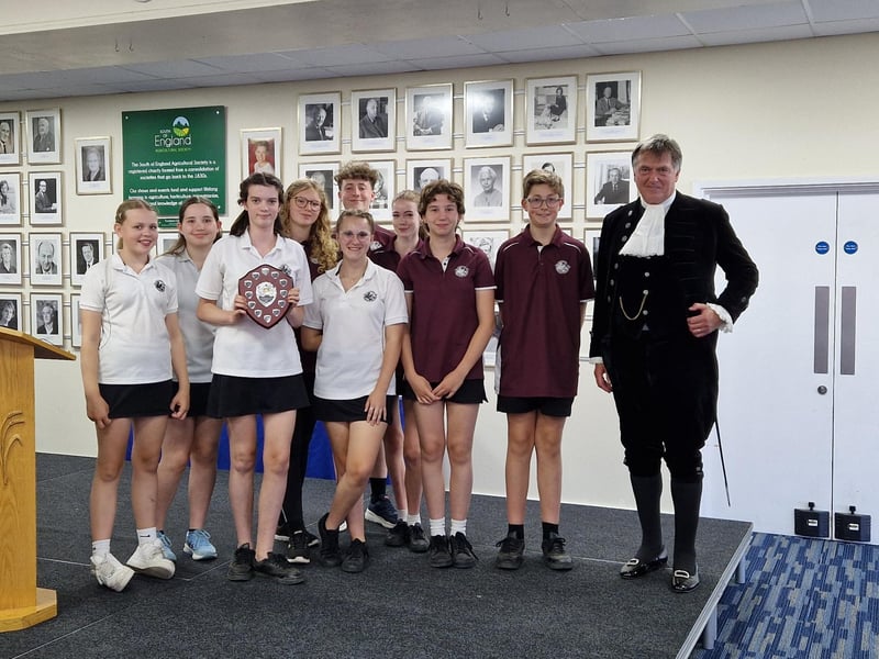 Oathall Community College won the trophy for best presentation