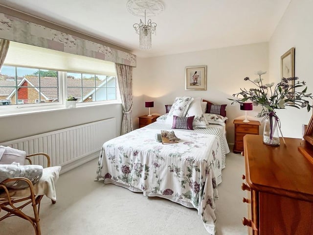 This three-bedroom, detached house with a stunning south-facing garden has come on the market with Graham Butt priced at £695,000
