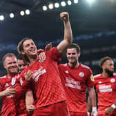 The Reds reached Wembley for the first time in their history after a terrific performance at Stadium MK, as they thrashed MK Dons 5-1 to go through 8-1 on aggregate. (Photo by Harriet Lander/Getty Images)