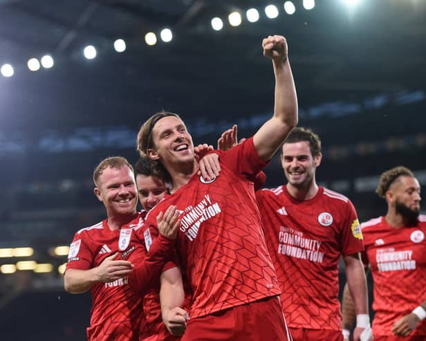 The Reds reached Wembley for the first time in their history after a terrific performance at Stadium MK, as they thrashed MK Dons 5-1 to go through 8-1 on aggregate. (Photo by Harriet Lander/Getty Images)
