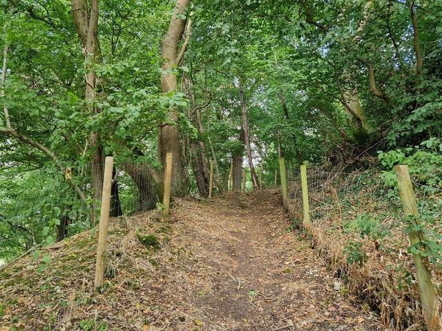 There are a couple of short, steep climbs along the way