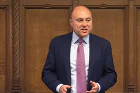 Andrew Griffith MP speaking in the House of Commons on Thursday 26th March