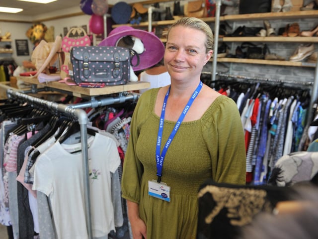 Shop manager Sarah Brown